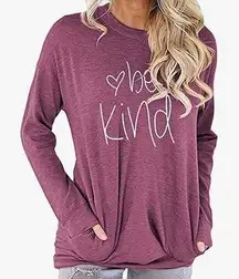 Be Kind Sweatshirt with Pockets