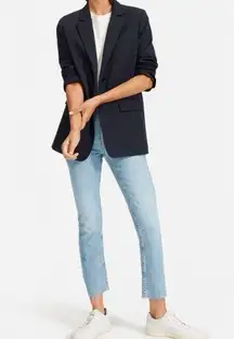 Everlane The Kick Crop Jean Raw Hem High Rise Women’s Size 29