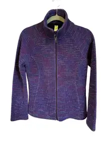 Bula Purple Multicolor Full Zip Jacket Womens Size Small‎ Long Sleeve