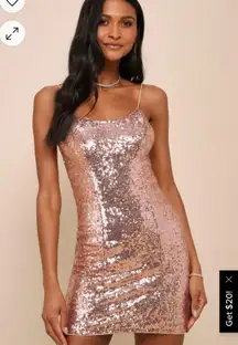 Sequin Bodycon Mini Dress