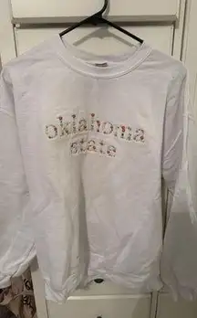 custom oklahoma state crewneck