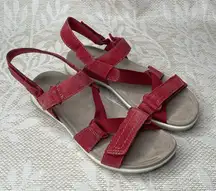 Earth Origins Women's Savory Slade Sandals size 9 red Pepper