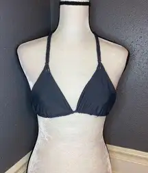 Mikoh triangle braided strap bikini top