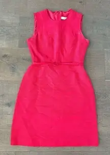 tory burch kimberly belted sleeveless sheath dress