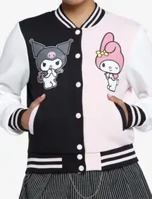 Hello Kitty Sanrio X Hot Topic My Melody & Kuromi Split Varsity Jacket Plus Size
