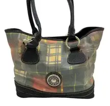 Vintage  Plaid Christmas Handbag Purse Madras Patchwork