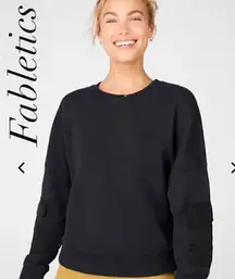 Fabletics sweatshirt hoodie jacket Black S used