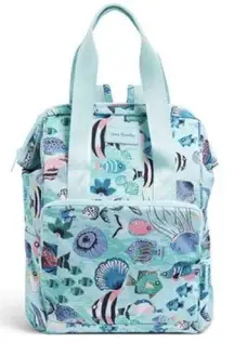 Vera Bradley ReActive Cooler Backpack in Paisley Wave Fish USED ONCE EUC