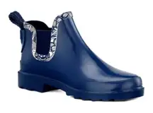 Sakroots navy rhyme ankle rain boots‎ size 7