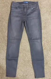 7 For All Mankind The Skinny Jeans Gray Wash Denim Modern Style Size 28‎