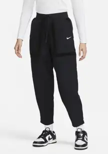 Nike Sportswear Essential Faux Fur Trim Woven High Rise Pants