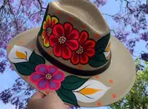 Hand painted hat