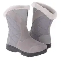 Columbia Ice Maiden II Slip On Boot Light Grey/Siberia Women’s Size 8.5