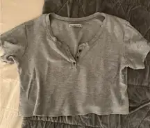 Gray comfy abercombie pajama top