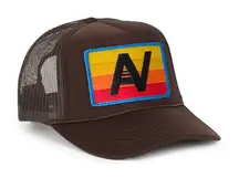 Aviator Nation Logo Rainbow Vintage Trucker Hat NEW