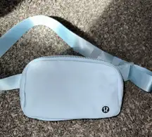 Blue Lululemon belt bag