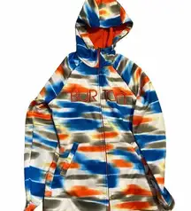 2x HP! Burton ski snow hoodie size S orange & blue