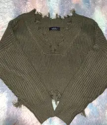 Olive Green Sweater