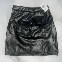 Black Leather Skirt