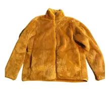 Uniqlo fluffy yarn fleece golden size xl