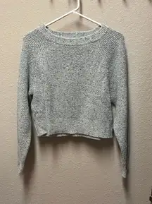 Sparkly Holiday Cropped Sweater
