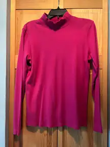 Pink Mock Turtleneck