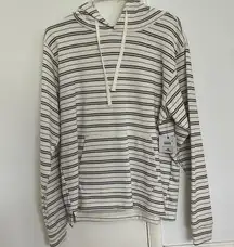 o’neill black and white striped hoodie