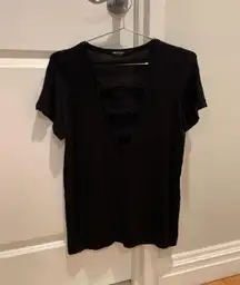 Nasty Gal cut-out t-shirt