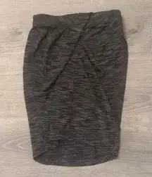 Lululemon Yoga Haven Skirt Heathered Black size 6