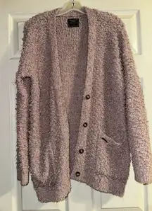 Abercrombie And Fitch Fuzzy‎ Cardigan Small
