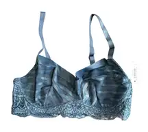 Adore Me Nicolette Unlined Balconette in Blue, Size 32DD​​​​​