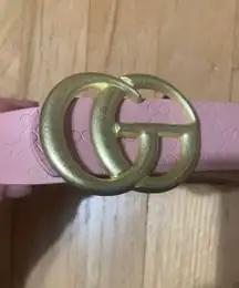 Pink And Gold Belt