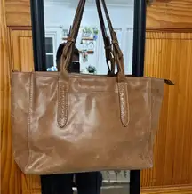 Frye Tan Leather Tote Bag