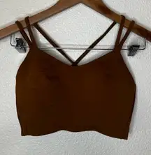 Lululemon Like a Cloud Longline Bra *Light Support, B/C Cup in bronze brown 4