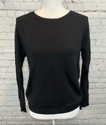 CALVIN KLEIN Sleep Shirt w Logo Hem Black-Medium