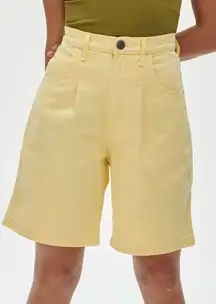 Lucy & Yak Bonnie Short in Buttercup Yellow Size 28