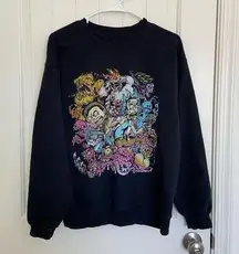 Rick & Morty adult Cartoon Network ripple junction art crewneck — medium