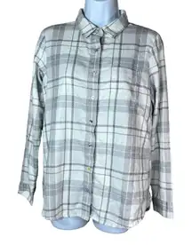 Kuhl Kamila Flannel Button Down Shirt Size Small‎
