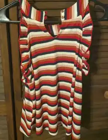 Altered states striped crop top