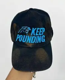 47 NFL Carolina Panthers Custom Bleach Splatter Dad Hat OS