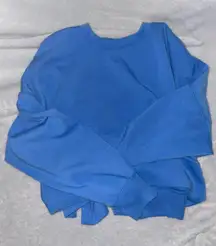 DSG blue athletic sweater