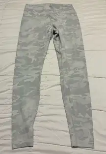 White/Gray Camo Lululemon Leggings