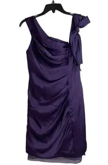 White by Vera Wang Purple Bridesmaid Formal Dress Size 4