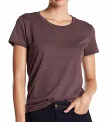 Joe’s jeans burgundy T-shirt with knot detail S