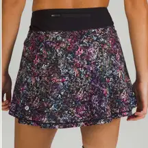Lululemon Pace Rival Mid-Rise Skirt Floral‎ Spray Multi