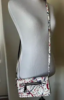 Marc Jacob’s crossbody paint splatter wallet purse