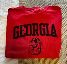 Georgia bulldogs Red Sweater