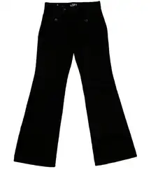 LOFT black womens flared jeans
