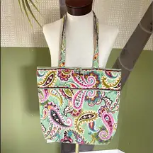 Vera Bradley Tutti Frutti Pattern Paisley Tote