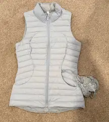 Lululemon Athletica Light Blue Puffer Vest